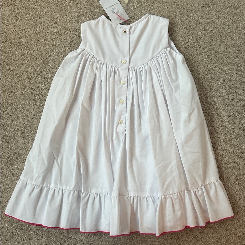 NWT Proper Peony white embroidered Valentina dress - Picture 3 of 3